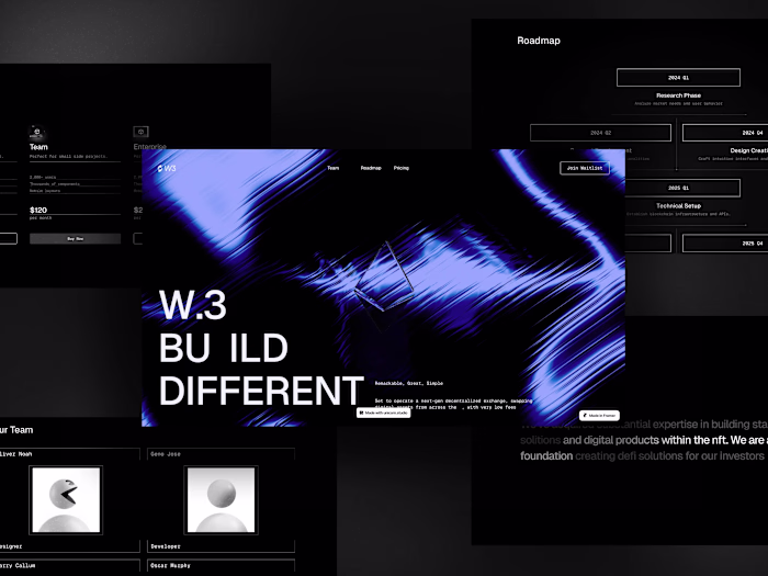W3 Crypto Framer Template