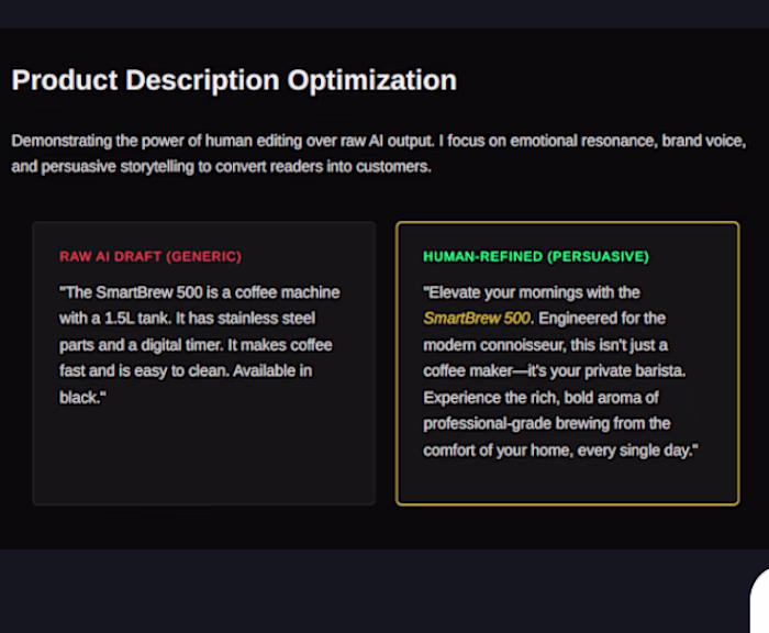Beyond AI: High-Conversion Product Description Optimization