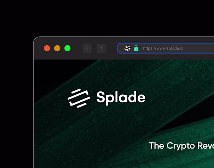 Splade | Logo and Brand Visual Identity | Crypto & Tech