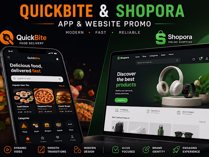 Modern App & Website Promo Video