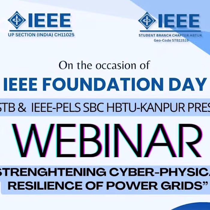 Webinar Poster For IEEE Organization.