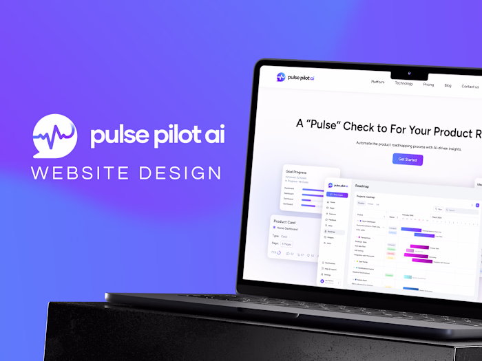 Website design for AI Co-pilot
