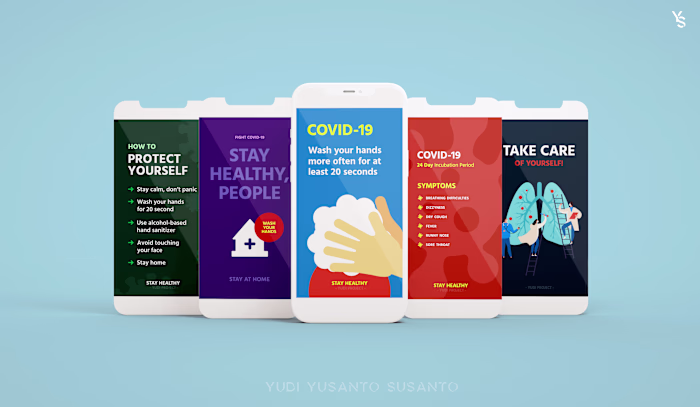 Virus Awareness Instagram Stories Project
