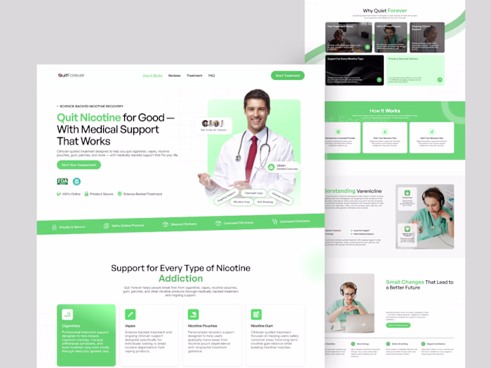 Healthcare Website Design | Homepage