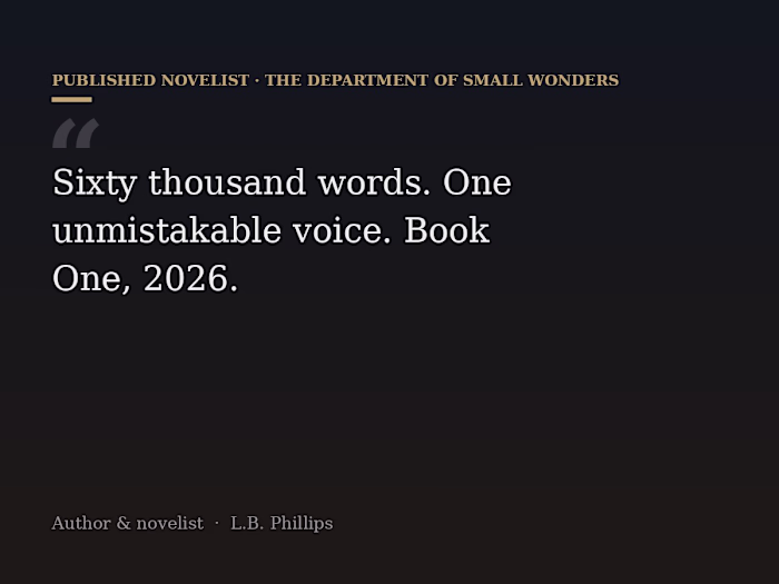 The Long Way — Debut Novel (2026)