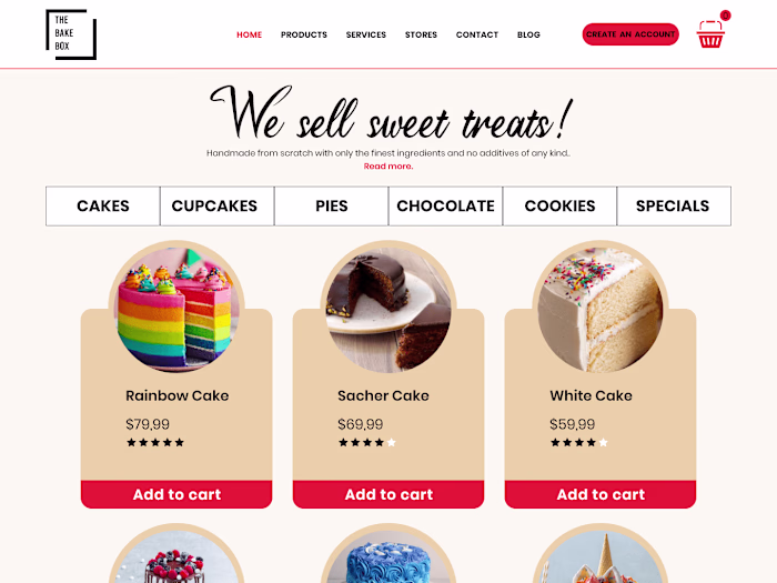 Sales website design
