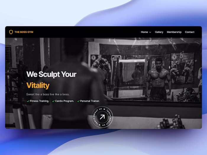 Gym Landing Page