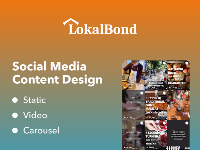 Social Media & Ad Design for LokalBond