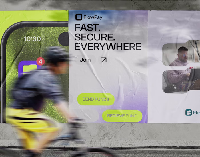 FlowPay | Fintech startup brand identity