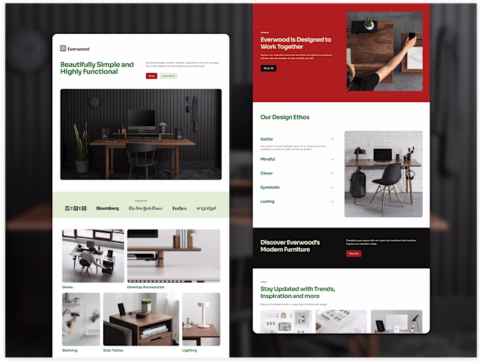Everwood (Demo) - Custom Shopify Sections with Instant