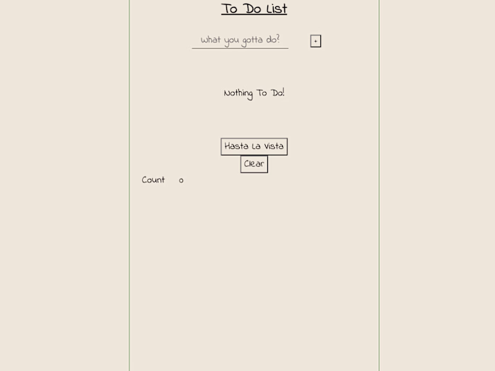 To-Do List