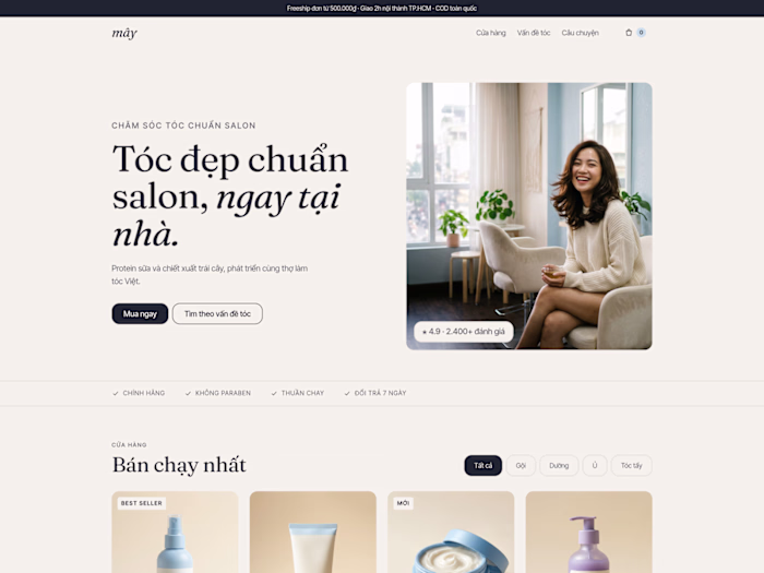 Hair Care Online Store