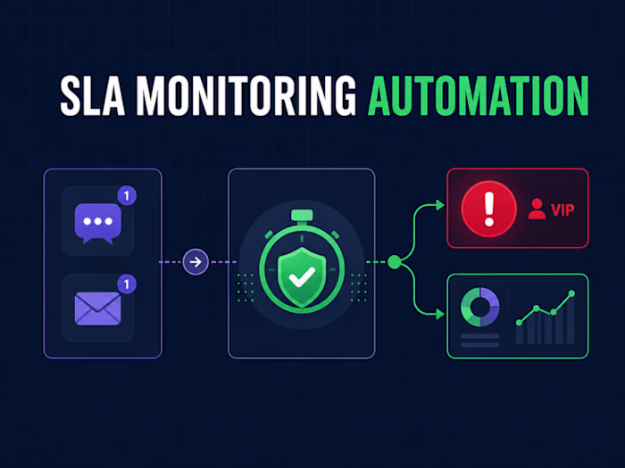 n8n Support SLA Monitoring with AI Classification