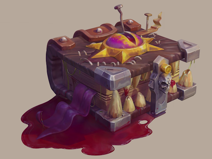 Demonic Book - 3D Handpainted