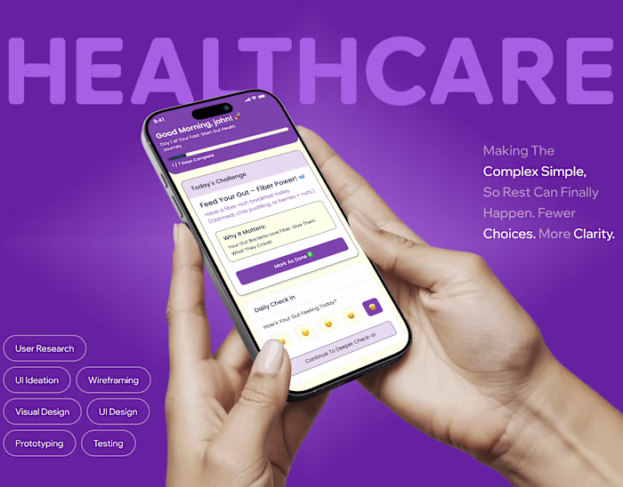 Gut Health Tracking & Wellness Mobile App