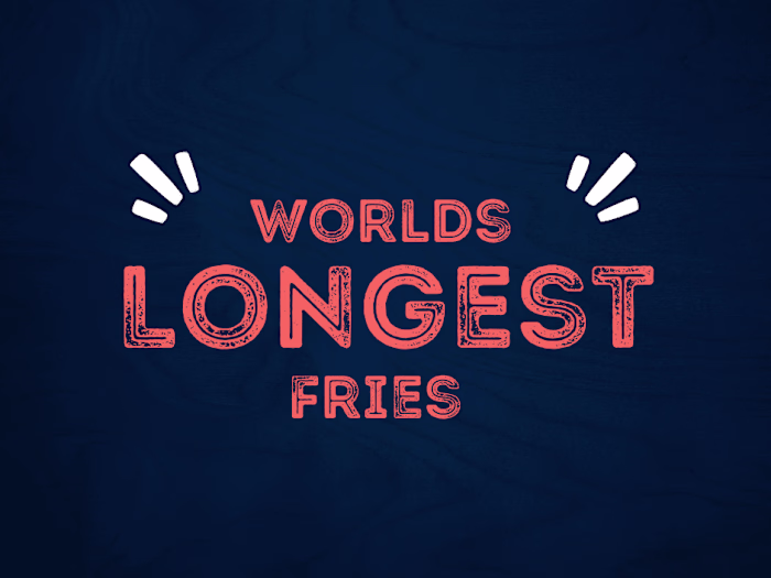 Worlds Longest Fries on Behance