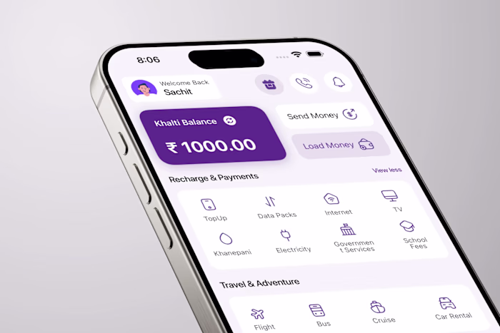 Khalti Mobile Wallet Redesign And App Development