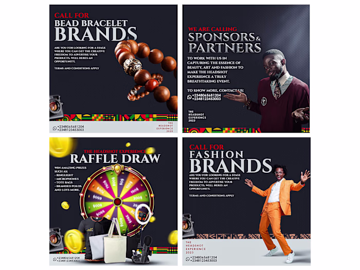Event Branding for "The Headshot Experience"