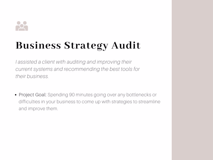 Business Strategy Audit