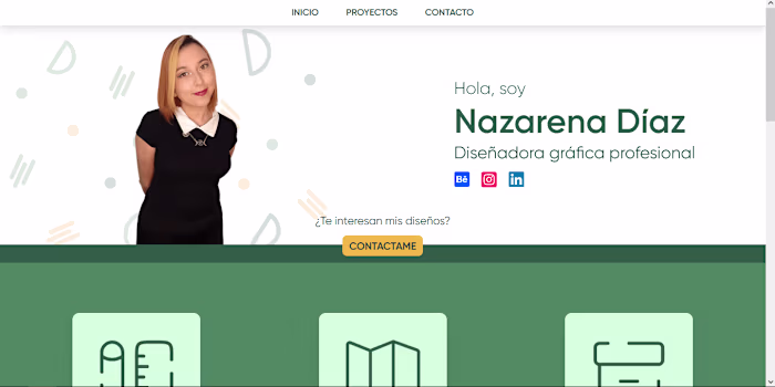 Portfolio Website for Graphic Designer