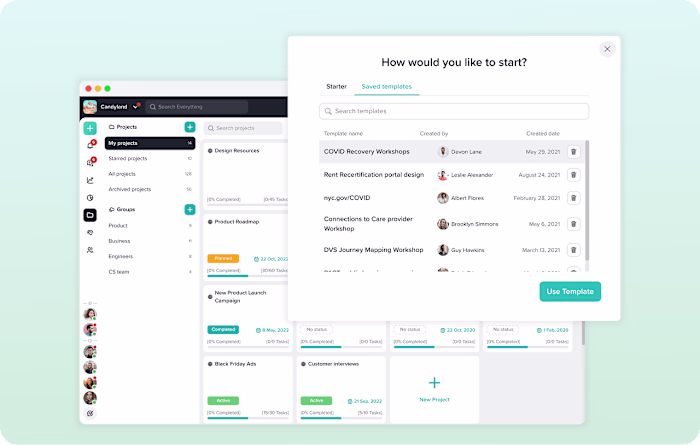 Taskworld - Custom Project Templates