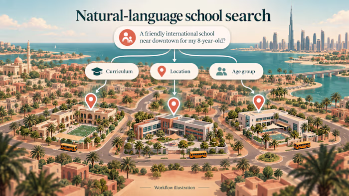 Natural-Language School Search