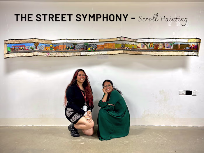 The Street Symphony - Scroll Painting