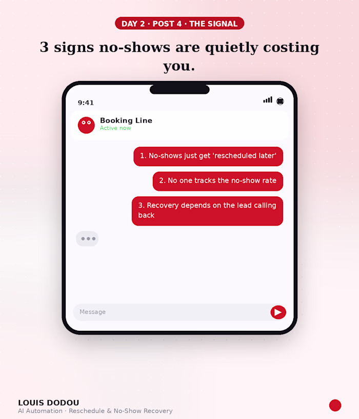 3 signs no-shows are quietly