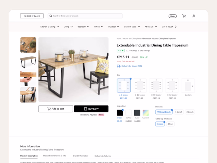 Product Page | E-commerce