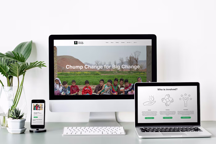 Chump Change Movement - UI/UX Design