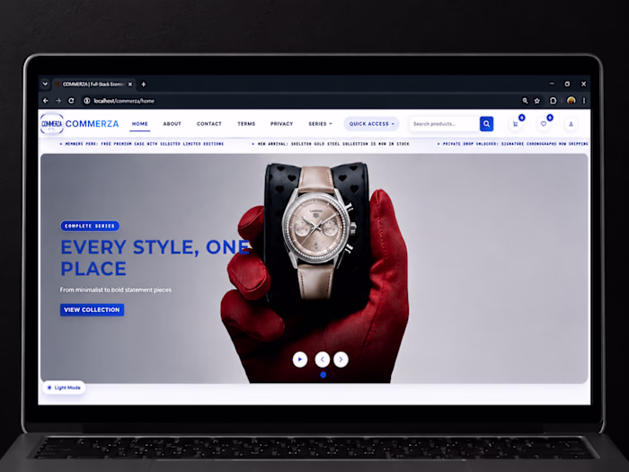 Commerza is a modern eCommerce