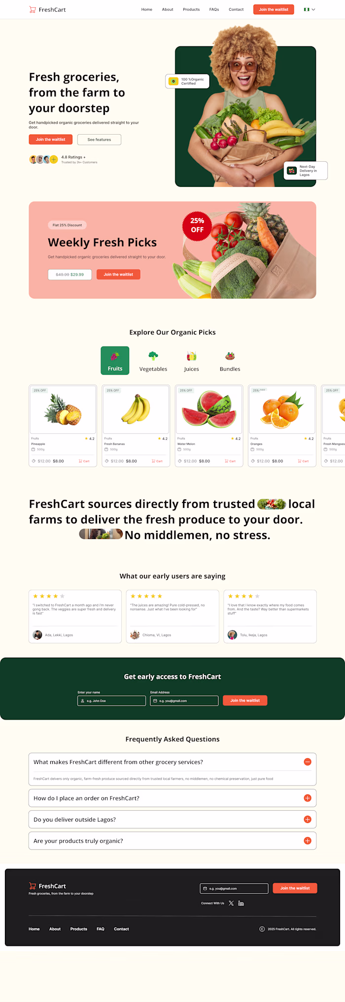 FreshCart — Grocery & E-Commerce