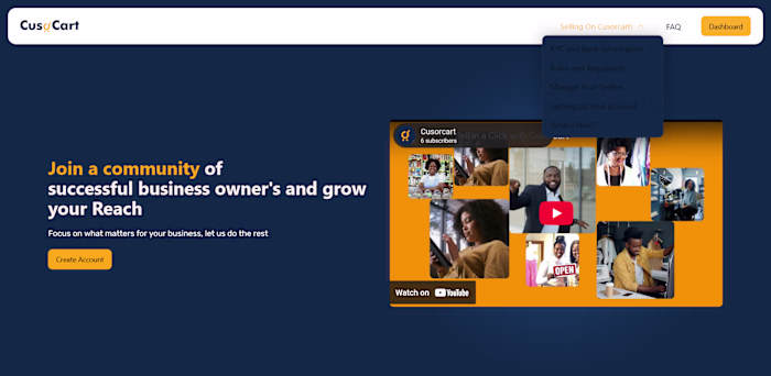 CursorCart – A Modern E-Commerce Shopping Cart Experience