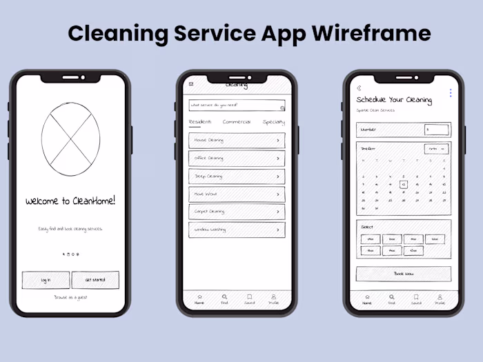 Cleaning Service Application