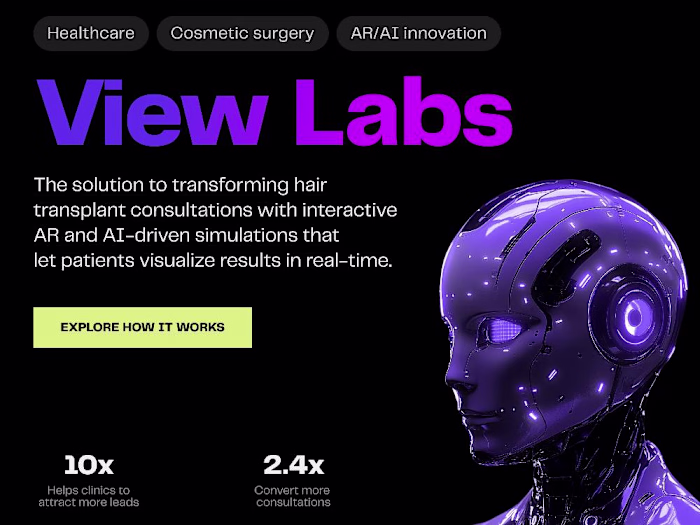 AR Simulation Interface and Dashboard for View Labs