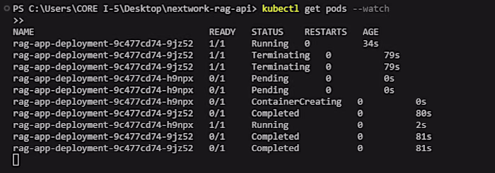Deploying a RAG API on