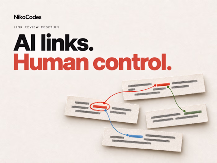 NikoCodes: Visual Review for AI-Suggested Links