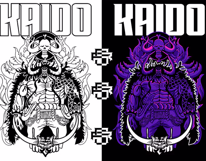 Kaido T-Shirt Design | Behance
