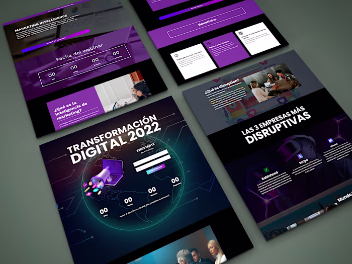 High-Converting Landing Page Design | Marketing UX & Web Design