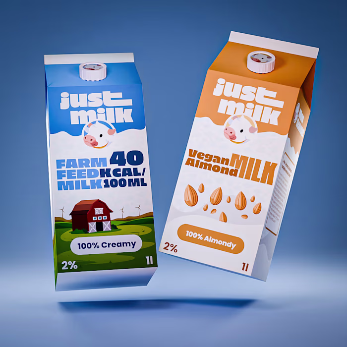 Milk Product Branding and Package Design