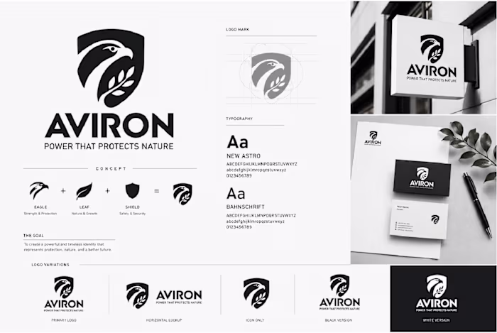 AVIRON — Brand Identity Design
A