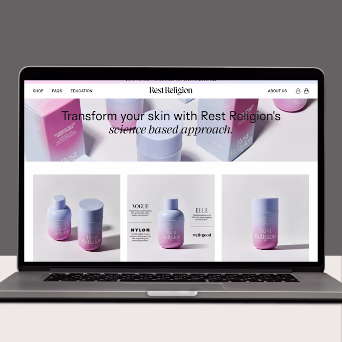 I design modern websites and