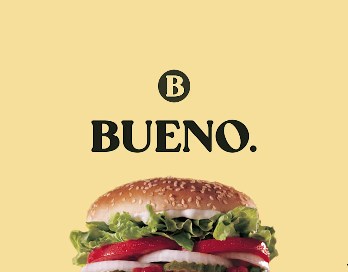 BUENO. — Burger Brand Identity & Packaging