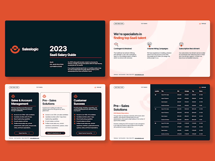 Sales Logic Salary Guide Design 