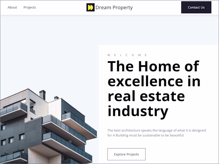 Dream Property Listings Webflow Site