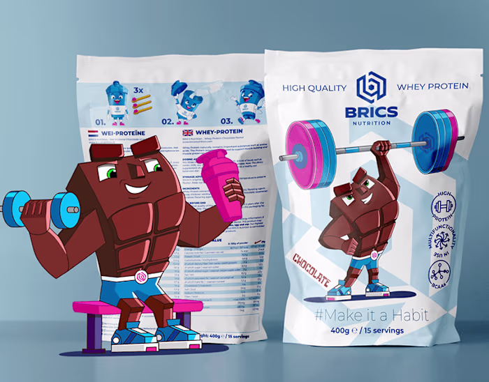BRICS Characters, design, animation, package
