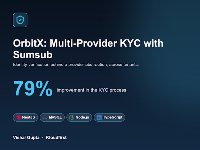 OrbitX: Multi-Provider KYC with Sumsub