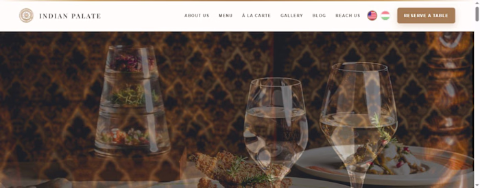 Indian Palate: WordPress website for