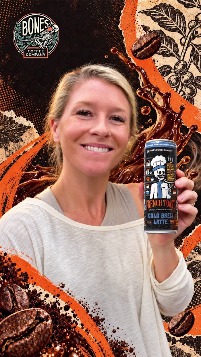 Creator ads — Bones Coffee, Envato, SmileSet and Cliganic