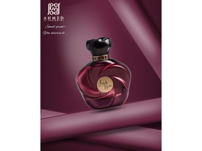 A premium perfume promotional design